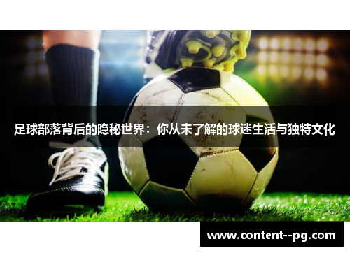 足球部落背后的隐秘世界：你从未了解的球迷生活与独特文化